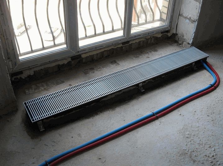 Как выбрать глубину внутрипольного конвектора под ваш тип пола