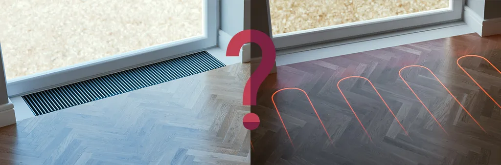 Внутрипольные конвекторы и тёплый пол: можно ли совмещать?