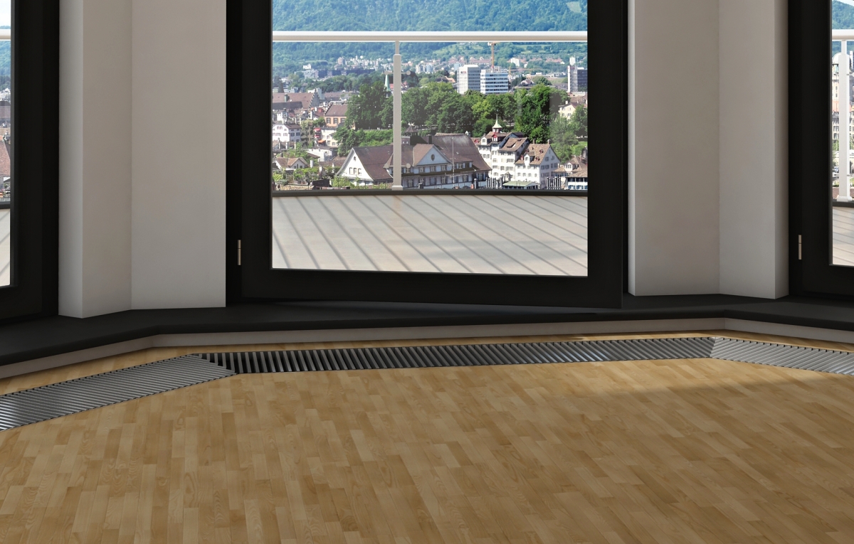 Внутрипольные конвекторы в офисных помещениях: опыт эксплуатации